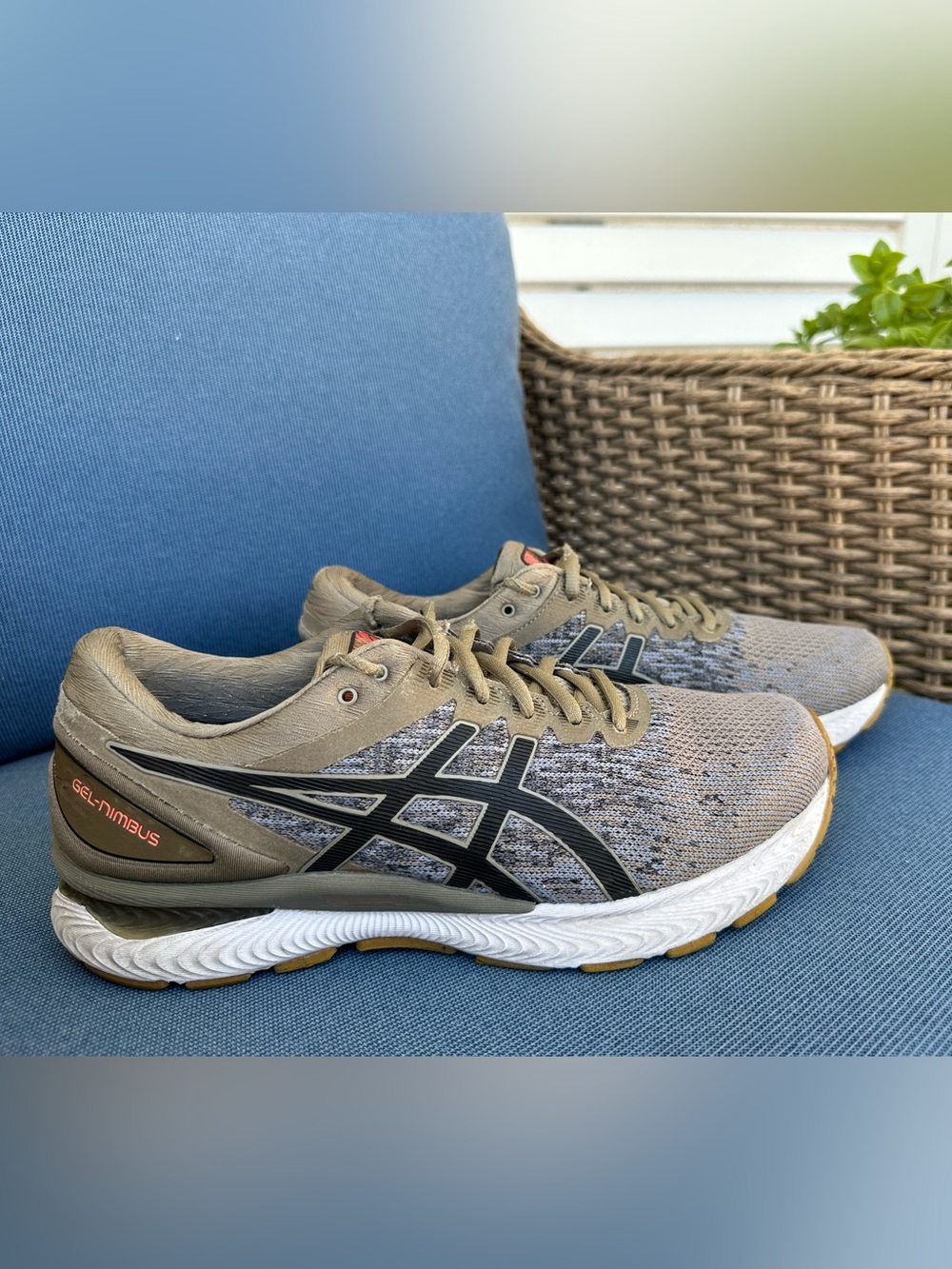 ASICS Men's Athletic Shoes in Olive and Black